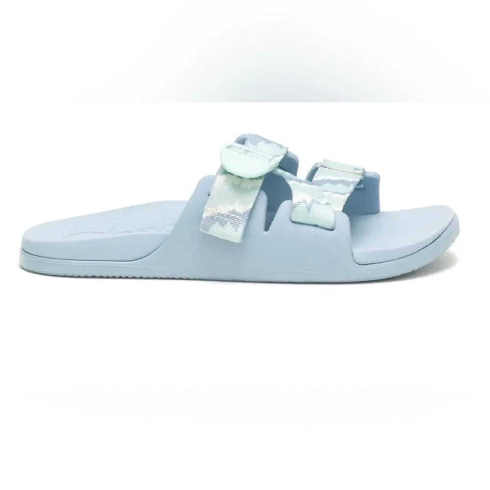 New Chaco Women’s Chillos Slide Sandal Tinge Sky Blue  Size 6